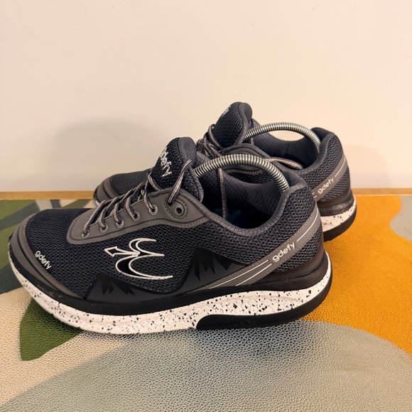 Gravity Defyer G-Defy Ion Women Walking Shoes Grey Black TB9022FBW Size 12 - Picture 6 of 9